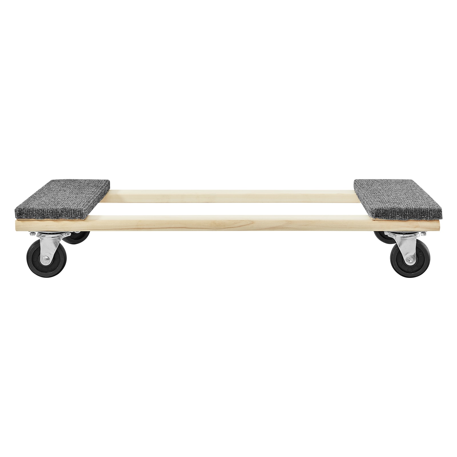 Furniture Dolly, 1000 Lbs Load Capacity, 18" X 30", 4 X 3" PP Swivel Casters, Heavy Duty Hardwood Furniture Moving Dolly, Mover's Dolly, Moving Cart With Wheels For Heavy Furniture Home Cleaning_maomaolike.com